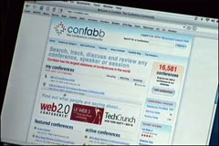 Demo of Confabb, a Web 2.0 site for conference attendees and planners